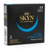 Презервативы безлатексные SKYN Extra Lube, с дополнительной смазкой, 3 шт, фото №1 — секс шоп Украина, NO TABOO