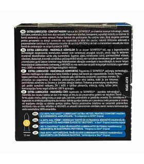 Презервативи безлатексні SKYN Extra Lube, з додатковою змазкою, 3 шт - No Taboo