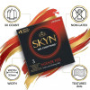 Презервативи безлатексні SKYN Intense Feel, з пухирцями, 3 шт, фото №2 — секс шоп Україна, NO TABOO