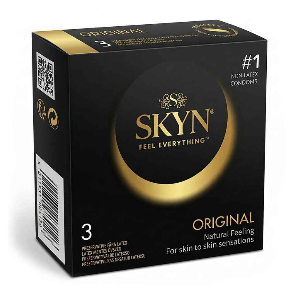Презервативы безлатексные SKYN Original классические, 3 шт, фото №0 — секс шоп Украина, NO TABOO