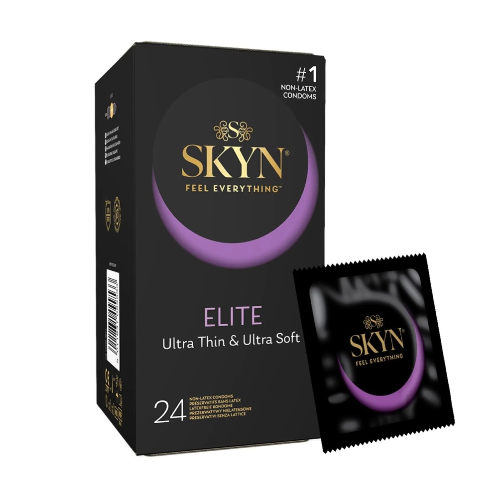 Презервативи безлатексні SKYN Elite ультратонкі, 24 шт, фото №0 — секс шоп Україна, NO TABOO