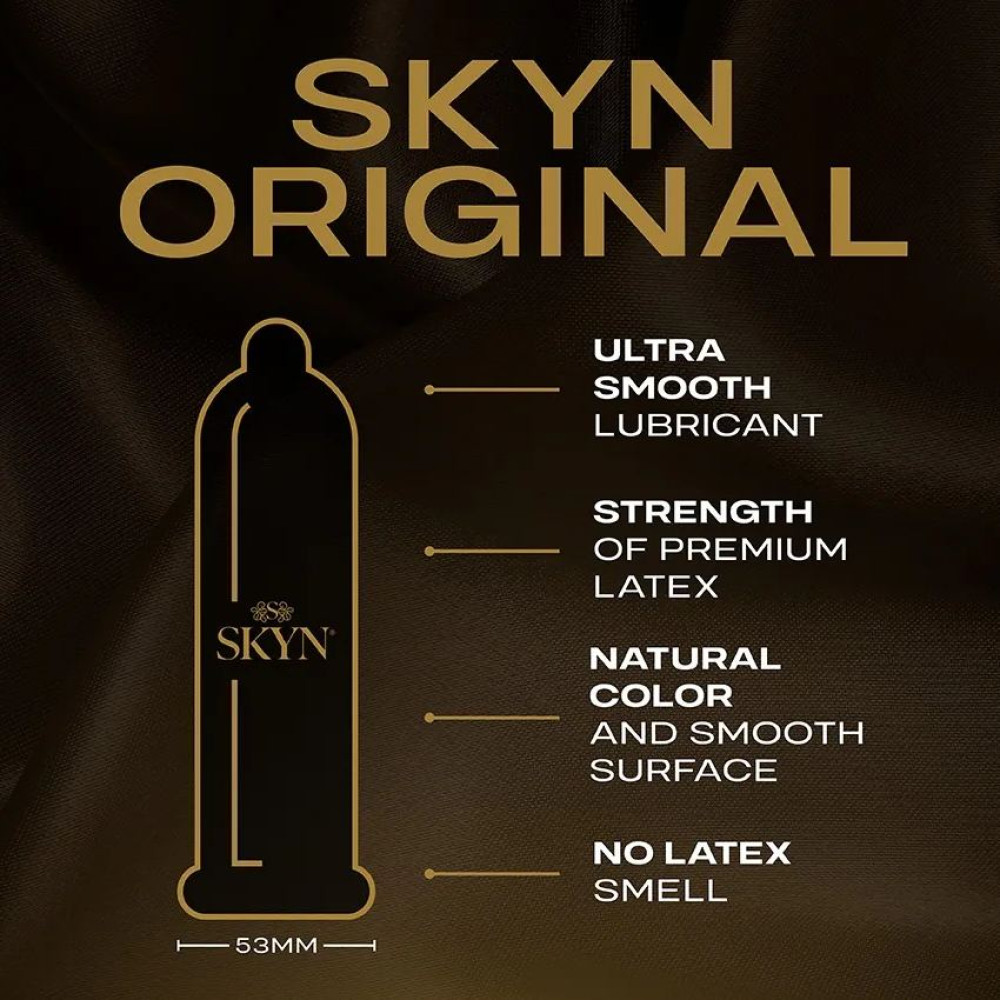Презервативы безлатексные SKYN Original классические, 10 шт, фото №2 — секс шоп Украина, NO TABOO