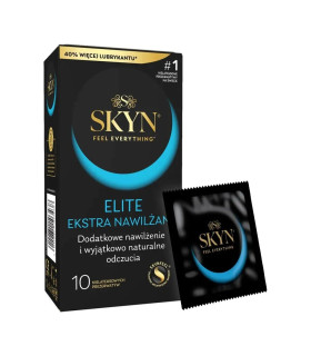 Презервативы безлатексные SKYN Elite Extra Lube, с дополнительной смазкой, 10 шт - No Taboo