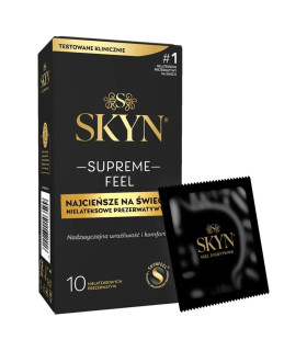 Презервативы безлатексные SKYN Supreme Feel, ультратонкие, 10 шт - No Taboo