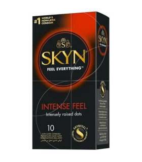Презервативы безлатексные SKYN Intense Feel, с рельефом, 10 шт - No Taboo