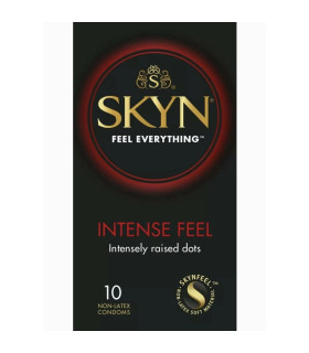 Презервативы безлатексные SKYN Intense Feel, с рельефом, 10 шт - No Taboo