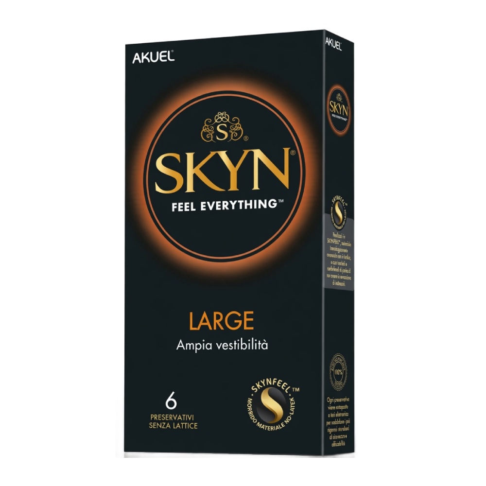 Презервативы безлатексные SKYN Large, большого размера, 6 шт, фото №0 — секс шоп Украина, NO TABOO