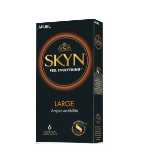 Презервативы безлатексные SKYN Large, большого размера, 6 шт - No Taboo
