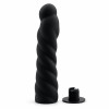 Страпон силиконовый DS Fetish с регулируемой портупеей и насадкой, черный, 16 × 3.2 см фото №2 — секс игрушки: Украина, NO TABOO