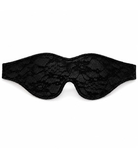 Маска на очі DS Fetish з мереживом, на резинці, чорна, One Size - No Taboo