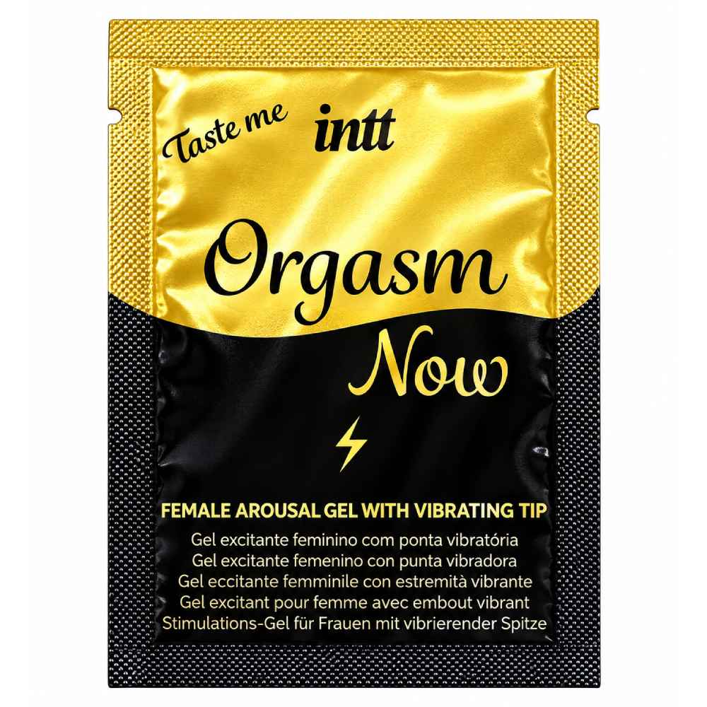САШЕТ Возбуждающий гель-вибратор Intt Orgasm Now 2-в-1 для клитора, 2 мл, фото №0 — секс шоп Украина, NO TABOO