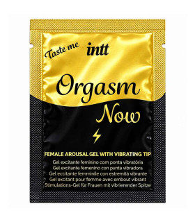 САШЕТ Возбуждающий гель-вибратор Intt Orgasm Now 2-в-1 для клитора, 2 мл - No Taboo