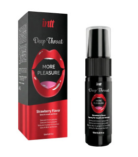 Спрей для глибокого мінету Intt Deep Throat зі смаком полуниці, 12 мл - No Taboo