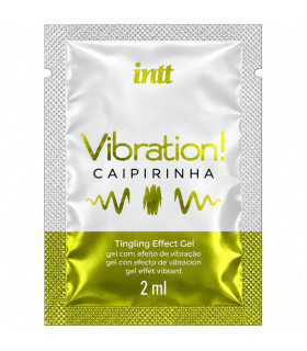 САШЕТ Жидкий вибратор Intt Vibration Caipirinha со вкусом коктейля, 2 мл - No Taboo