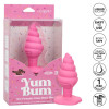 Анальная пробка Yum Bum в виде мороженого, розовая, 9.5 х 4.5 см фото №1 — секс игрушки: Украина, NO TABOO