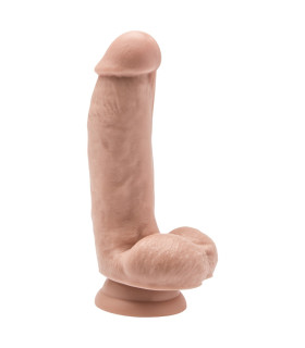 Реалистичный фаллоимитатор ToyJoy Get Real на присоске, бежевый, 15 х 4 см - No Taboo