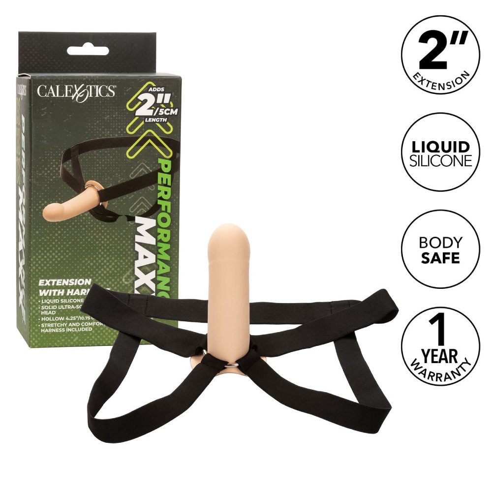 Фалопротез CalExotics с крепежными ремнями, бежевый, 16 × 5 см фото №0 — секс игрушки: Украина, NO TABOO