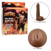 Секс-кукла CalExotics Sizzling Sergeant с фаллоимитатором и анусом, коричневая, 14 см фото №2 — секс игрушки: Украина, NO TABOO