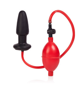 Анальная пробка с накачиванием CalExotics Colt Gear, чёрно-красная, 15.2 х 4.5 см - No Taboo