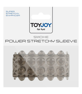 Насадка на пеніс Toy Joy, рельєфна, сіра, 6.5 х 3 см - No Taboo