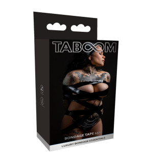 Бондажная лента Taboom, черная, 15 м - No Taboo