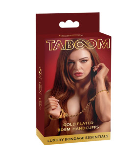 Наручники Taboom, металлические, золотые - No Taboo