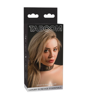 Ошейник Taboom с кольцом, черный - No Taboo