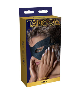 Маска кошки Taboom с открытыми глазами, чёрная - No Taboo
