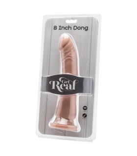 Фалоімітатор реалистичний ToyJoy Get Real на присосці, бежевий, 20.5 х 4 см - No Taboo