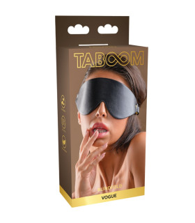 Маска на очі Taboom з веганської шкіри, чорна - No Taboo