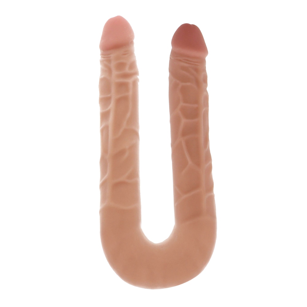 Двойной фаллоимитатор ToyJoy Double Dong, бежевый, 40 х 3.5 см фото №0 — секс игрушки: Украина, NO TABOO
