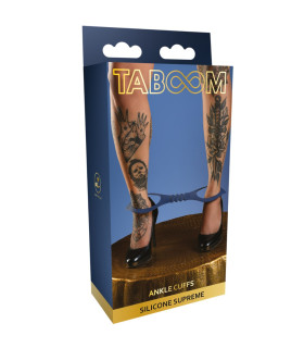 Поножи Taboom без застёжек, силиконовые, синие - No Taboo