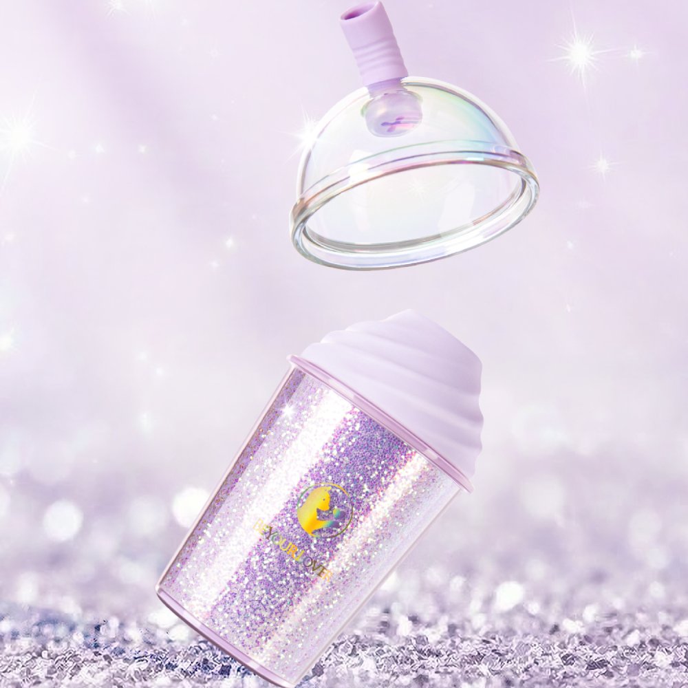 Вакуумний стимулятор в форме стаканчика с трубочкой BeYourLover Joy Cup сияющий лиловый, 9.1 х 4.6 см фото №17 — секс игрушки: Украина, NO TABOO