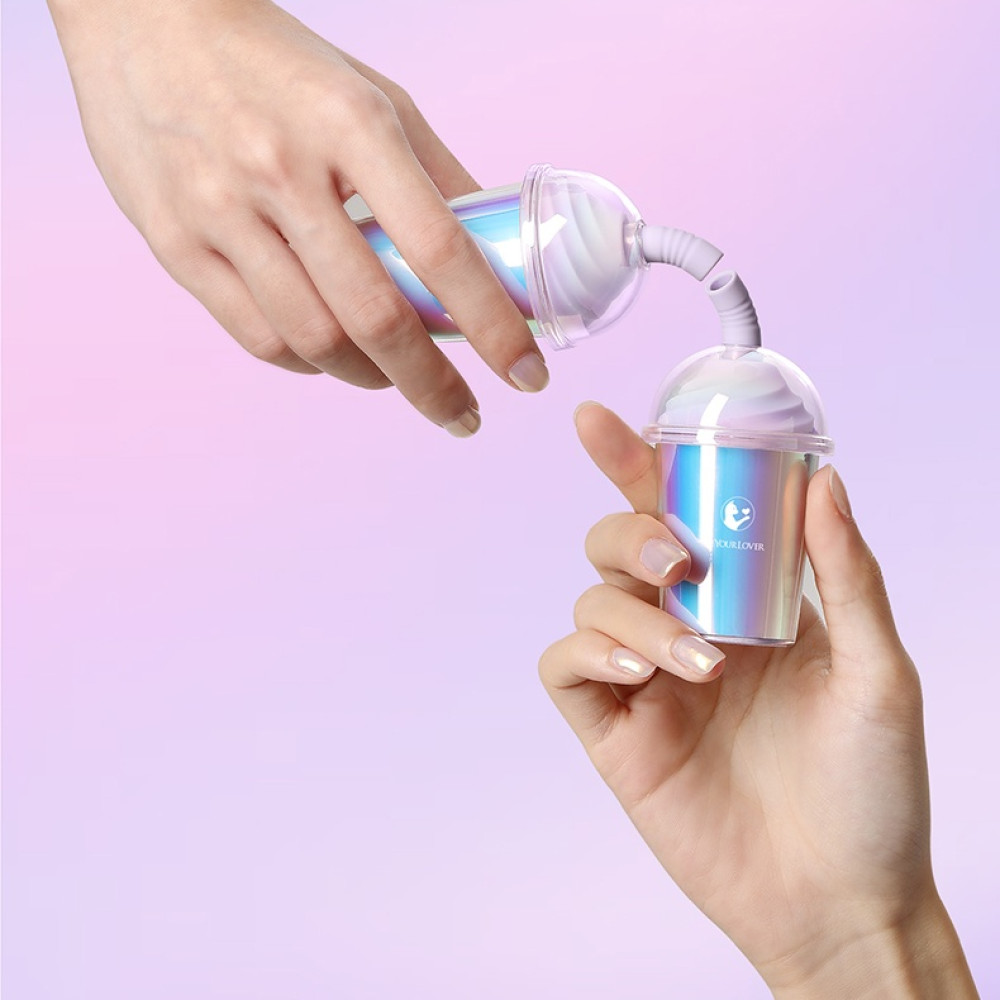 Вакуумний стимулятор в форме стаканчика с трубочкой BeYourLover Joy Cup голубой, 9.1 х 4.6 см фото №26 — секс игрушки: Украина, NO TABOO