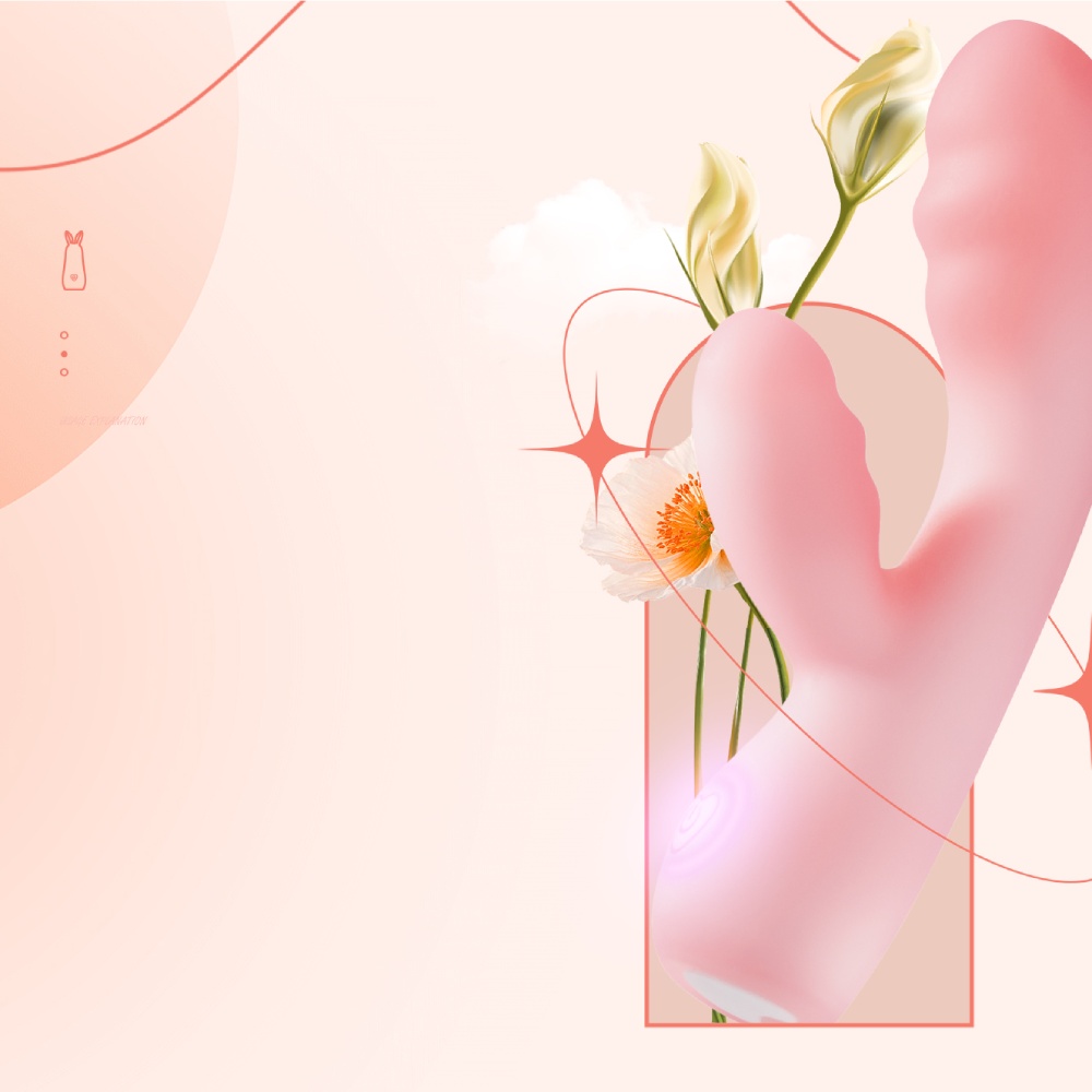Вибратор-кролик мягкость зефира BeYourLover Cloud JOY двойной слой жидкого силикона, розовый, 15.3 х 3.6 см фото №6 — секс игрушки: Украина, NO TABOO