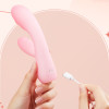 Вибратор-кролик мягкость зефира BeYourLover Cloud JOY двойной слой жидкого силикона, розовый, 15.3 х 3.6 см фото №7 — секс игрушки: Украина, NO TABOO