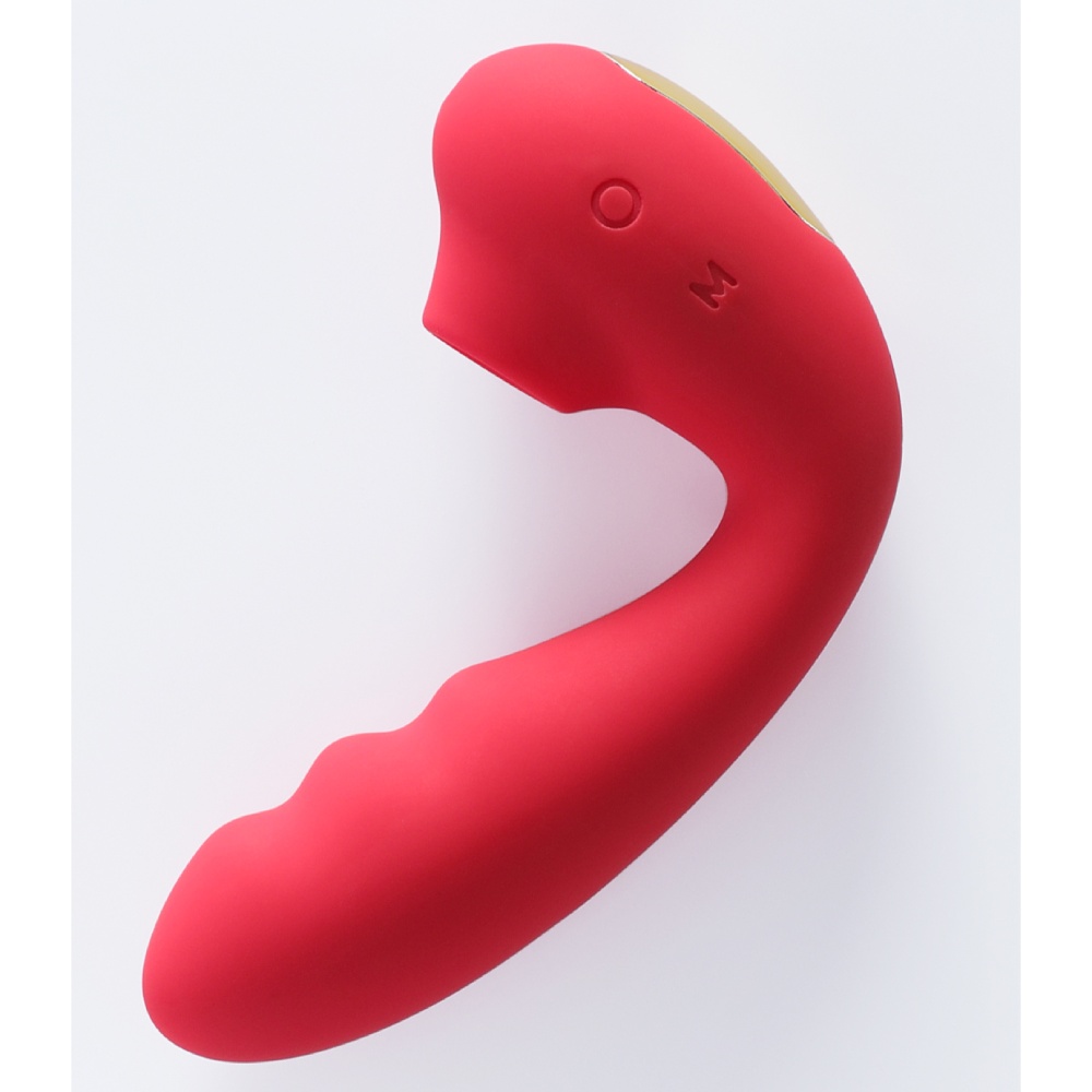 Вибратор для точки G BeYourLover Tara с вакуумной стимуляцией и нагревом, красный, 13 х 3.5 см фото №13 — секс игрушки: Украина, NO TABOO