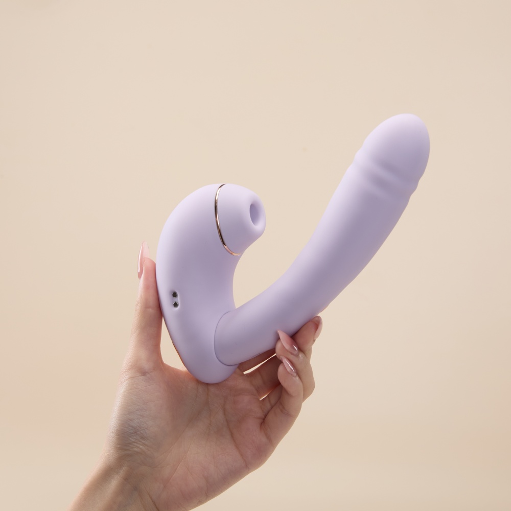 Вибратор BeYourLover Minaka +APP с вакуумом и подогревом, лиловый, 18,3 х 3,4 см фото №15 — секс игрушки: Украина, NO TABOO
