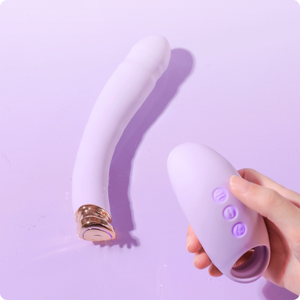 Вибратор BeYourLover Minaka +APP с вакуумом и подогревом, лиловый, 18,3 х 3,4 см фото №20 — секс игрушки: Украина, NO TABOO