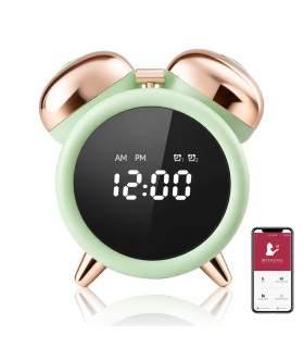 Вибратор-будильник BeYourLover Adult Clock с вакуумной стимуляцией, с приложением, зеленый, 8 х 6 см - No Taboo