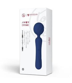 Вибратор-микрофон многоскоростной BeYourLover TITAN силиконовый, синий, 25 х 6.3 см - No Taboo
