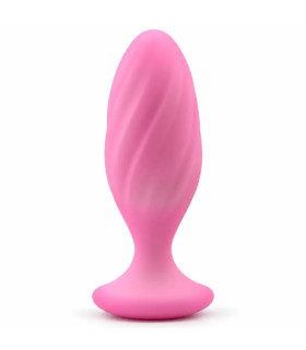 Анальный вибратор UNIVIBE MARSHMALLOW с приложением, розовый, 10.3 х 4.3 см - No Taboo