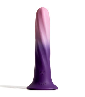 Вибратор на присоске UNIVIBE LUNE Essence градиент, розово-фиолетовый, 18 х 3.8 см - No Taboo