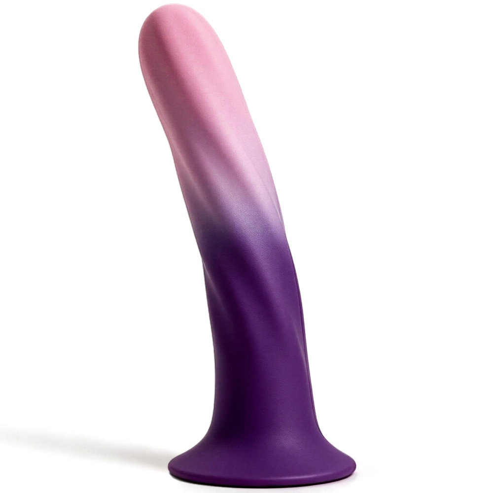 Вибратор на присоске UNIVIBE LUNE Essence градиент, розово-фиолетовый, 18 х 3.8 см фото №3 — секс игрушки: Украина, NO TABOO