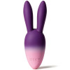 Клиторальный вибратор-зайчик UNIVIBE LUNE Rabbit градиент, розово-фиолетовый, 10 х 2.5 см фото №4 — секс игрушки: Украина, NO TABOO