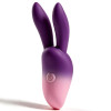 Клиторальный вибратор-зайчик UNIVIBE LUNE Rabbit градиент, розово-фиолетовый, 10 х 2.5 см фото №5 — секс игрушки: Украина, NO TABOO