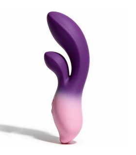 Вибратор-кролик UNIVIBE LUNE G-SPOT градиент, розово-фиолетовый, 16 х 3.5 см - No Taboo