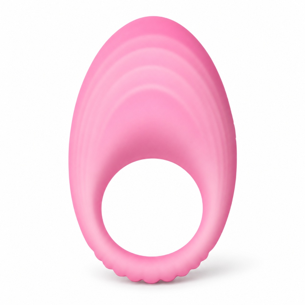 Эрекционное виброкольцо UNIVIBE MARSHMALLOW с приложением, розовое, 8.6 х 5.7 см фото №0 — секс игрушки: Украина, NO TABOO