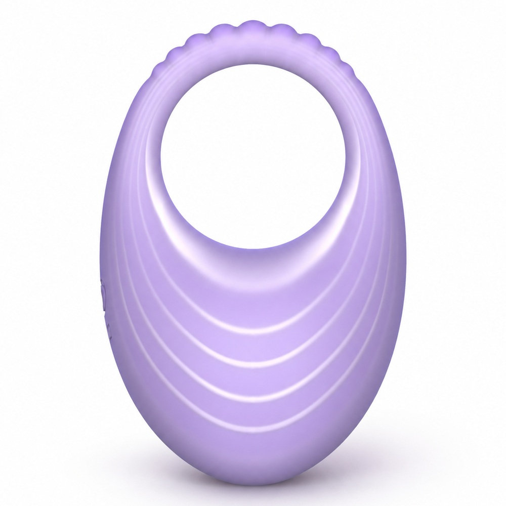 Эрекционное виброкольцо UNIVIBE MARSHMALLOW с приложением, фиолетовое, 8.6 х 5.7 см фото №0 — секс игрушки: Украина, NO TABOO