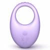 Эрекционное виброкольцо UNIVIBE MARSHMALLOW с приложением, фиолетовое, 8.6 х 5.7 см фото №4 — секс игрушки: Украина, NO TABOO